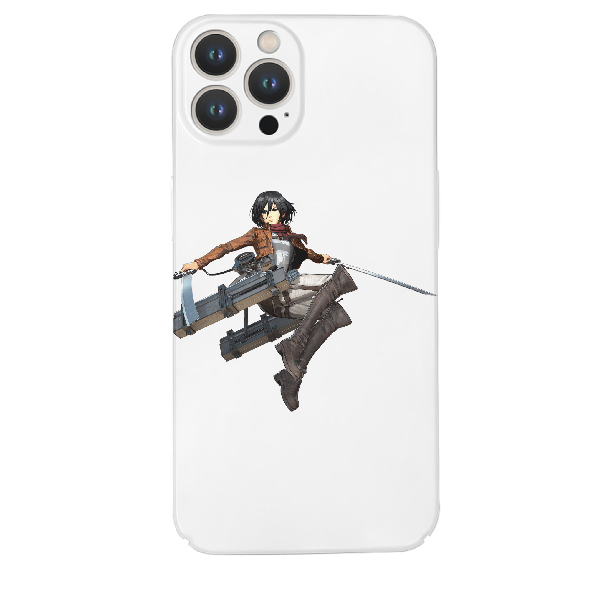 （画像用） 進撃の巨人 ミカサ·アッカーマン Attack on Titan Mikasa Ackerman 【iPhone 14シリーズ対応】ハードケース
